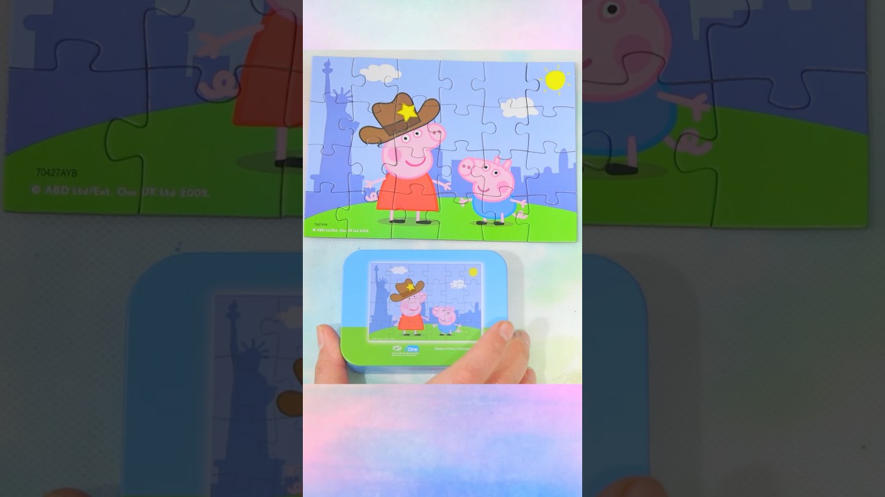 Puzzle Świnka Peppa