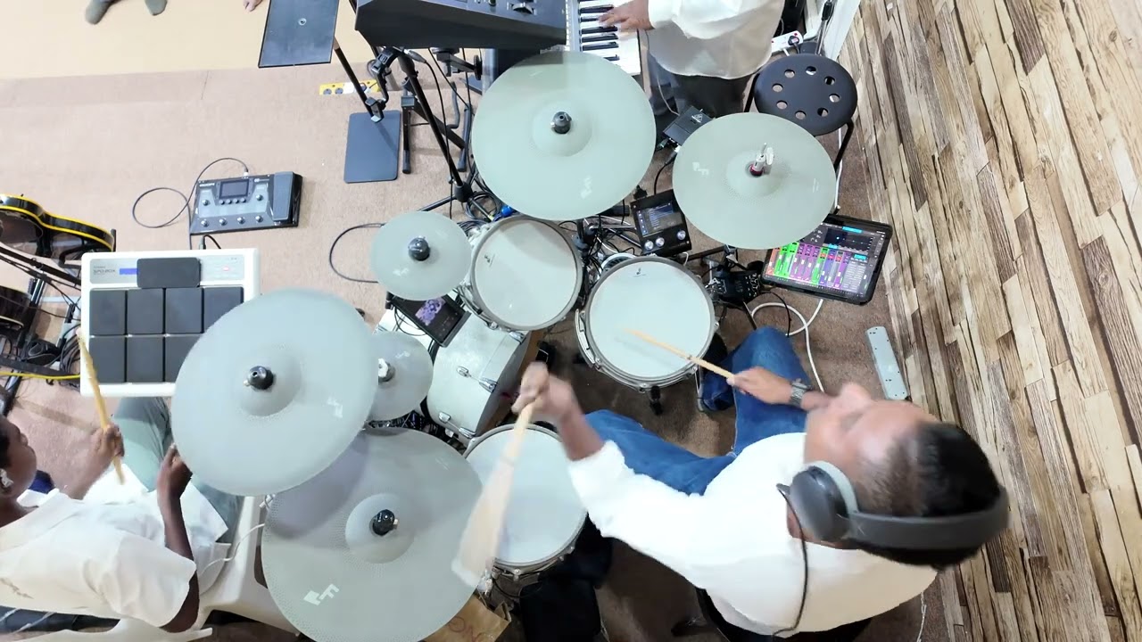 El Shaddai | Left-Handed Drum Cover | Worship Drum