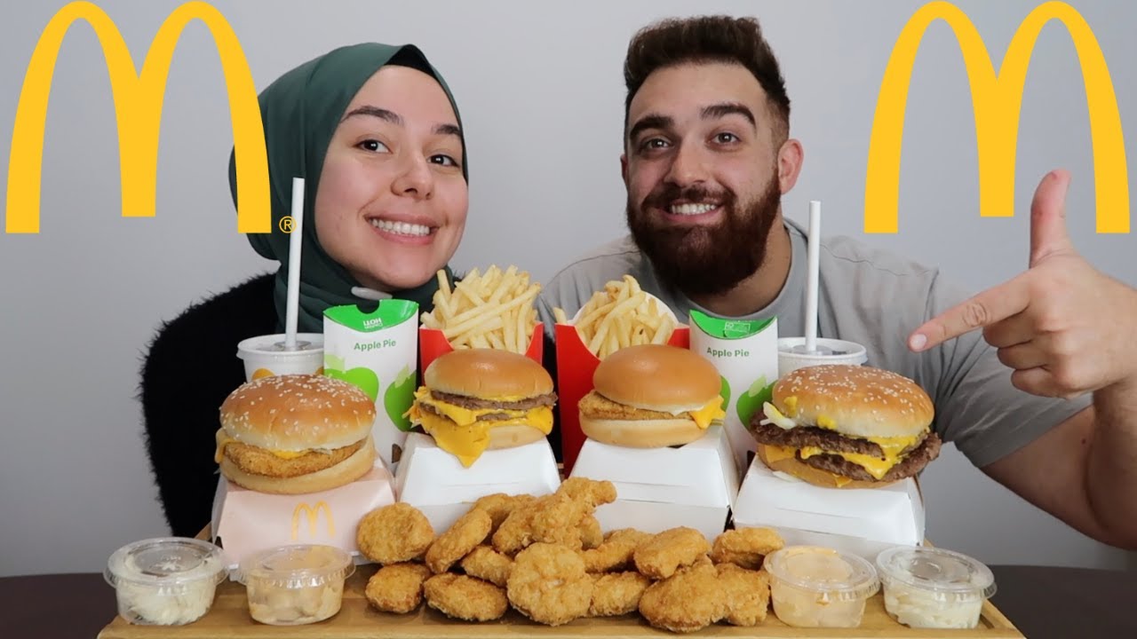McDONALDS MUKBANG | McNUGGETS, CRISPY CHICKEN, DOUBLE QUARTER POUNDER, DOUBLE CHEESEBURGER!