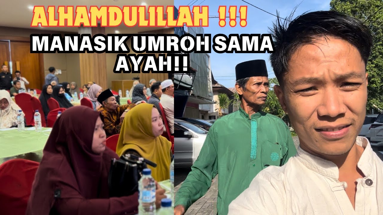 ALHAMDULILLAH BISA UMROH BARENG AYAH !!