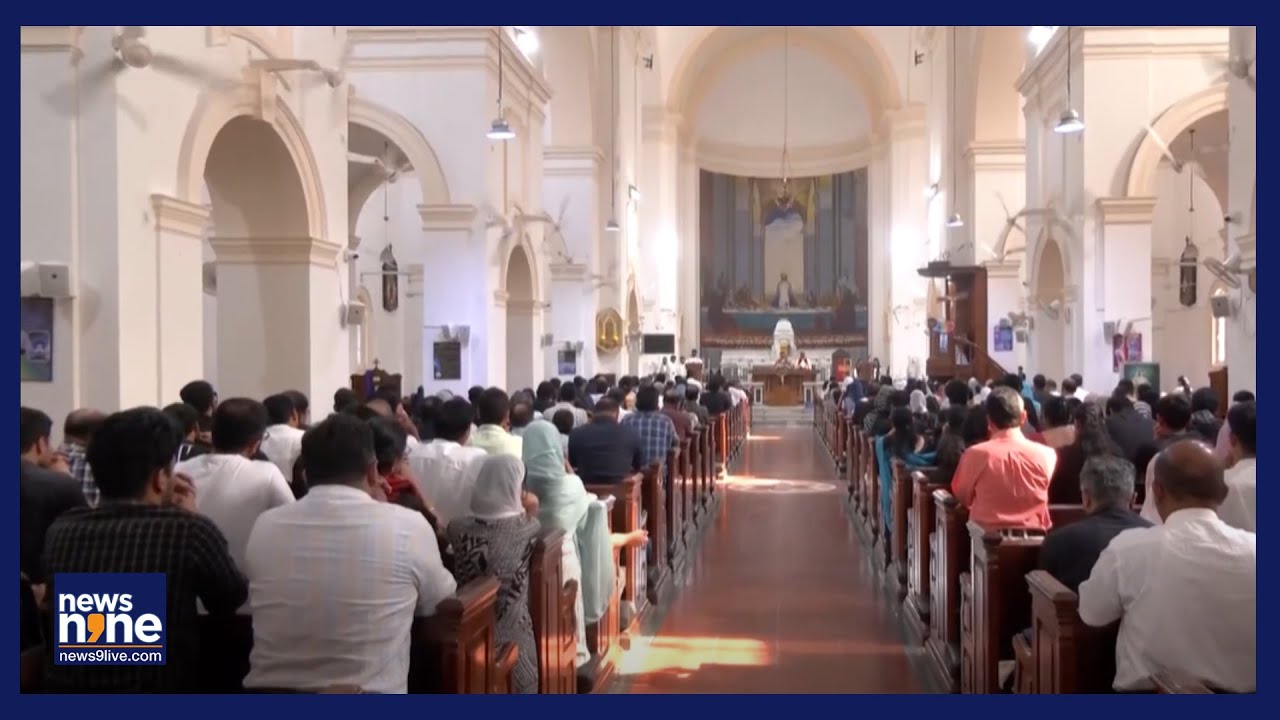 Devotees Gather for Good Friday Prayers at Delhi’s Sacred Heart Cathedral | News9