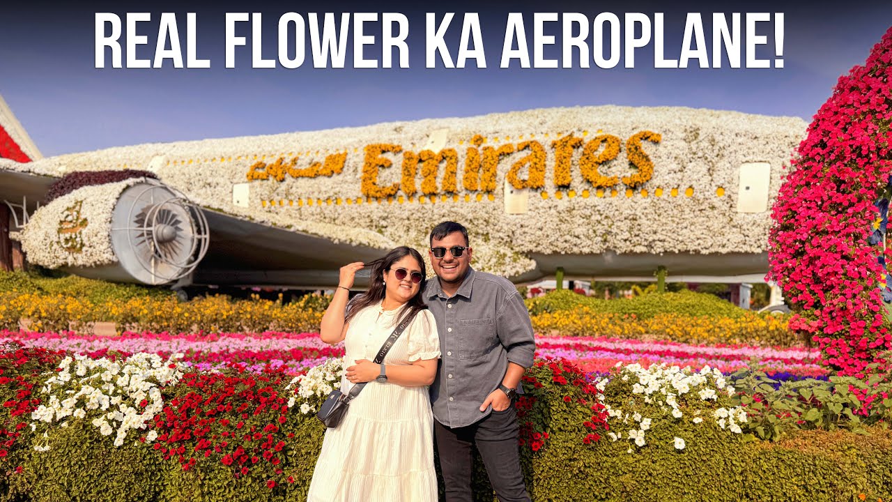 Dubai Ke Miracle Garden Me Maza Aa Gaya 😍