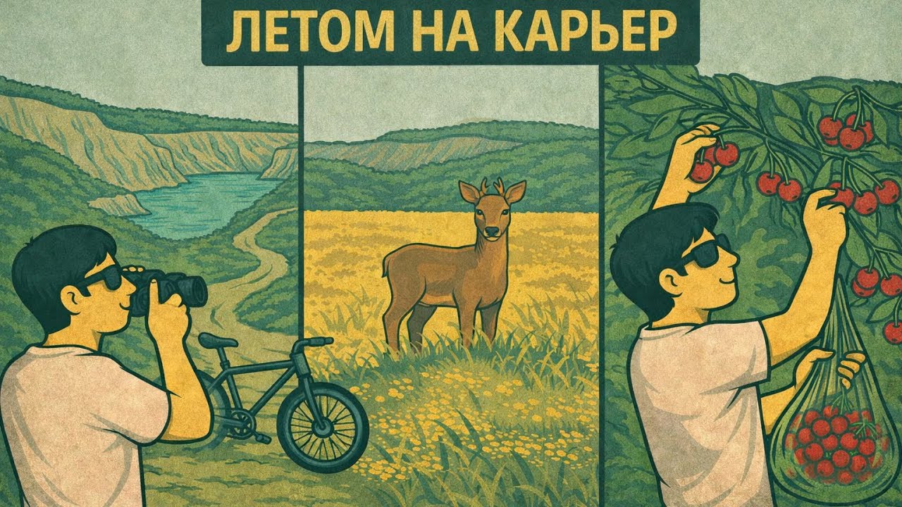 Летний велопоход к карьеру в Чехии — черешня, природа и удовольствие от дороги