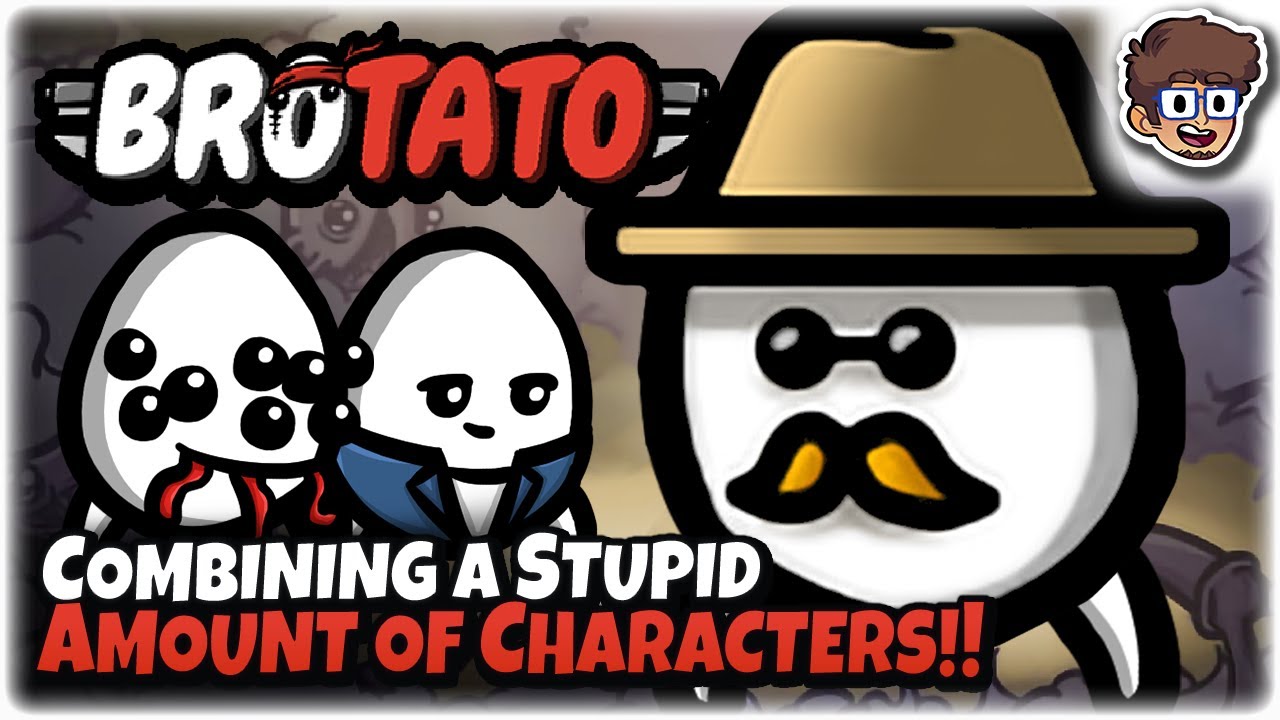 Combining a Stupid Amount of Characters Together!! | Brotato: Modded