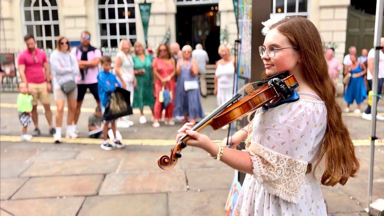 Fairytale - Alexander Rybak | Violin Cover by Holly May (Street Performance)