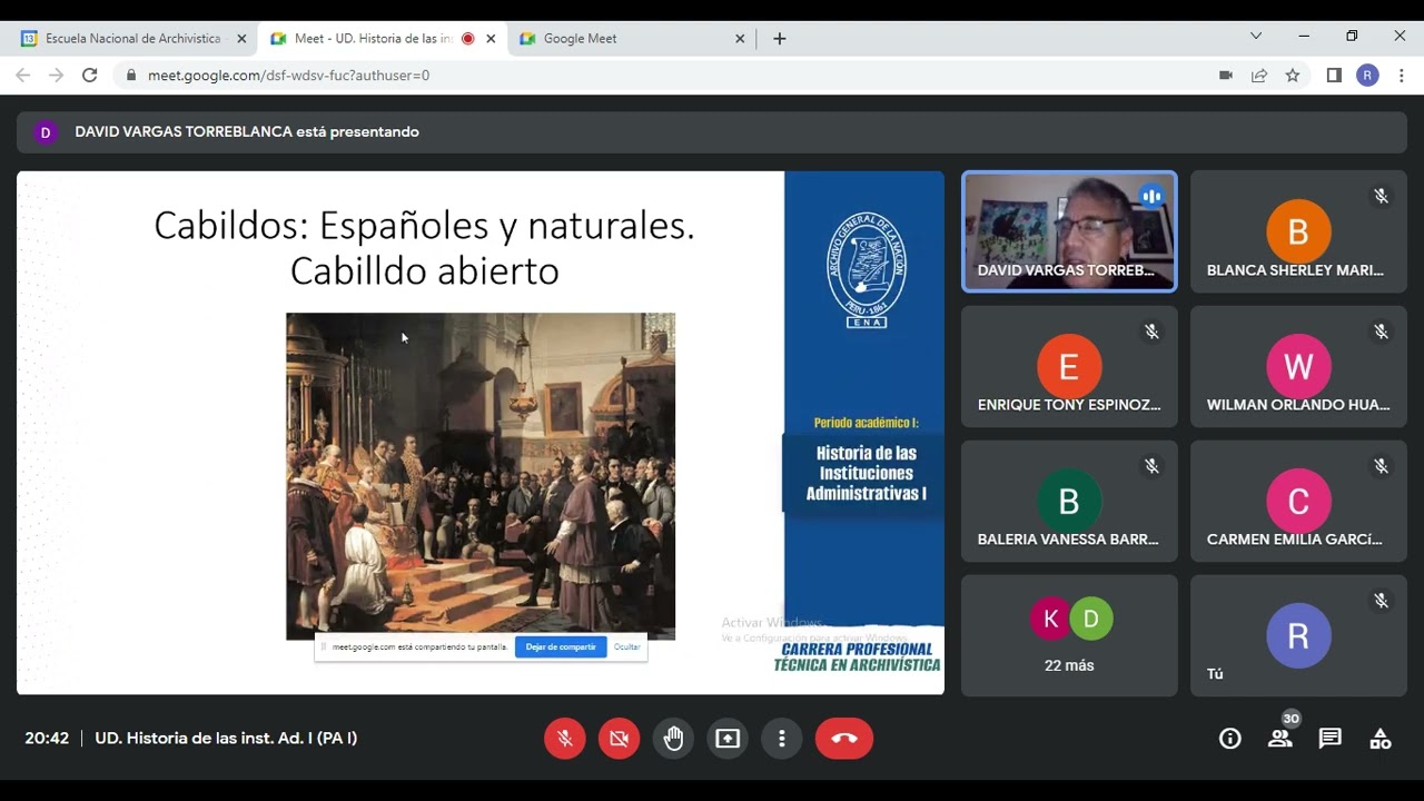 Historia de las Instituciones clase 8 B