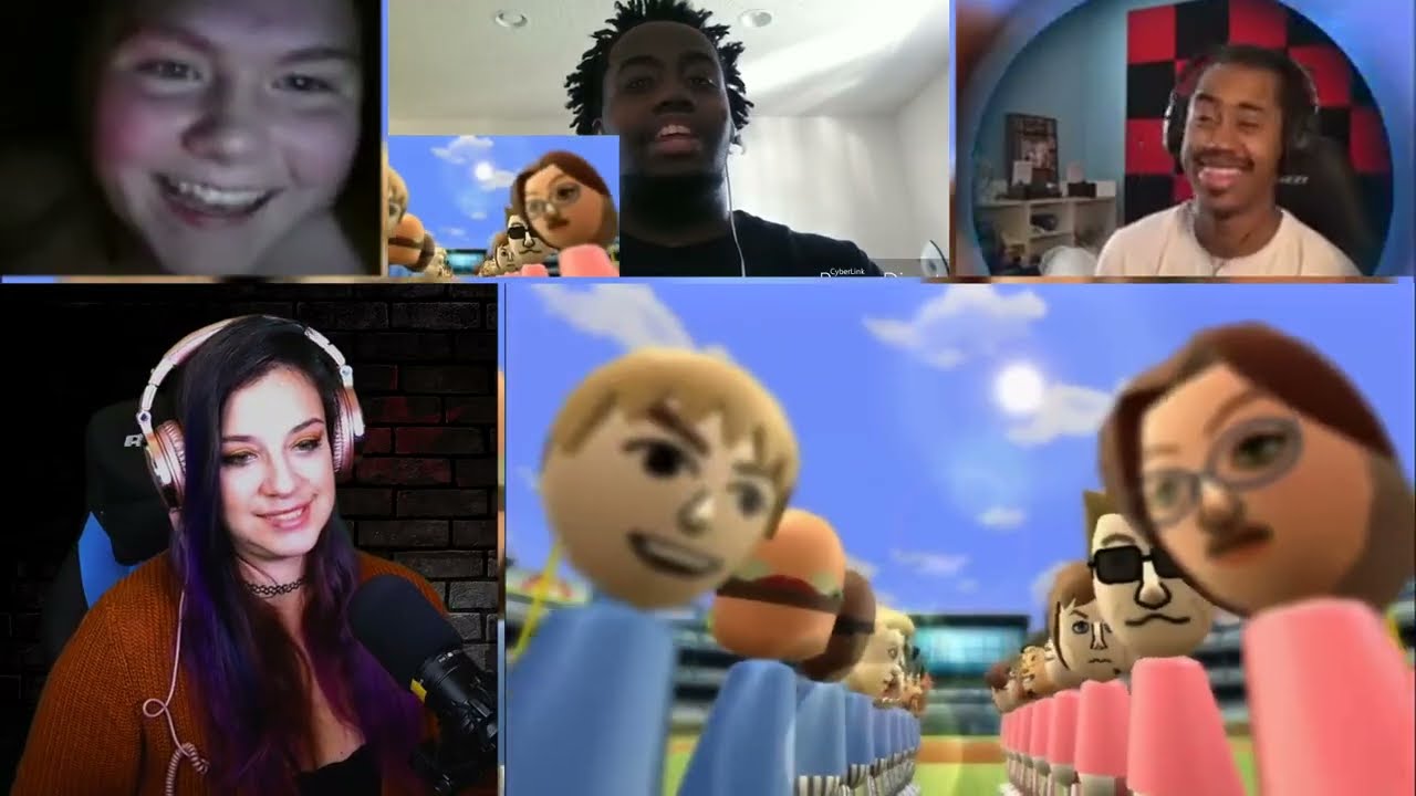 wii sports raging and funny moments - baseball championship [REACTION MASH-UP]#2590