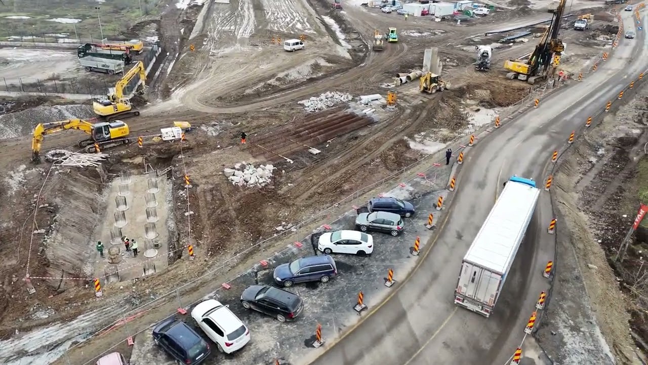 Autostrada A0 Nord - Nod Loturile 3 și 4, stadiul lucrarilor