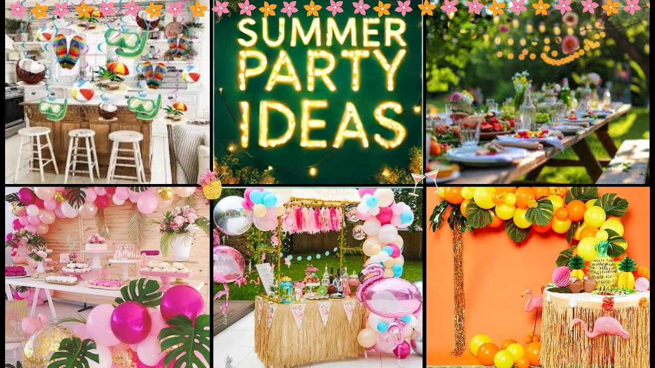 101 Fun DIY Summer Holiday Theme Party Ideas - 2026 Summer Party Theme Decorations
