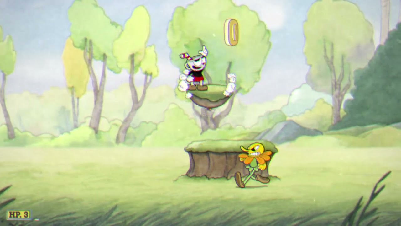 Dumb kid rages at cuphead