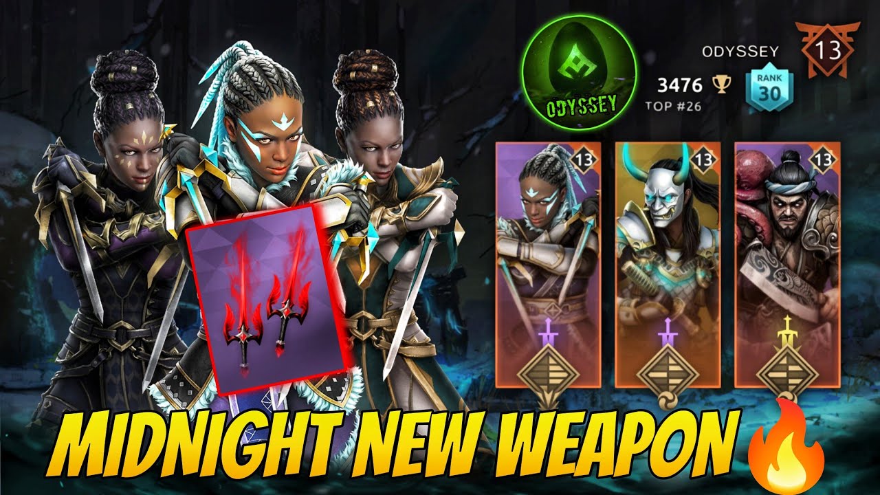 Testing Midnight's New Weapon with Odyssey Gaming 😎🔥 | YouTuber Matches 🤝 | Shadow Fight 4: Arena