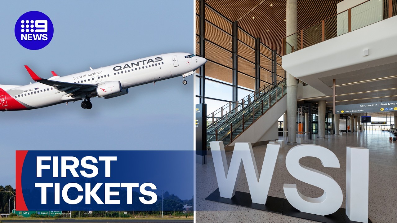 First flights from Western Sydney International Airport on sale | 9 News Australia