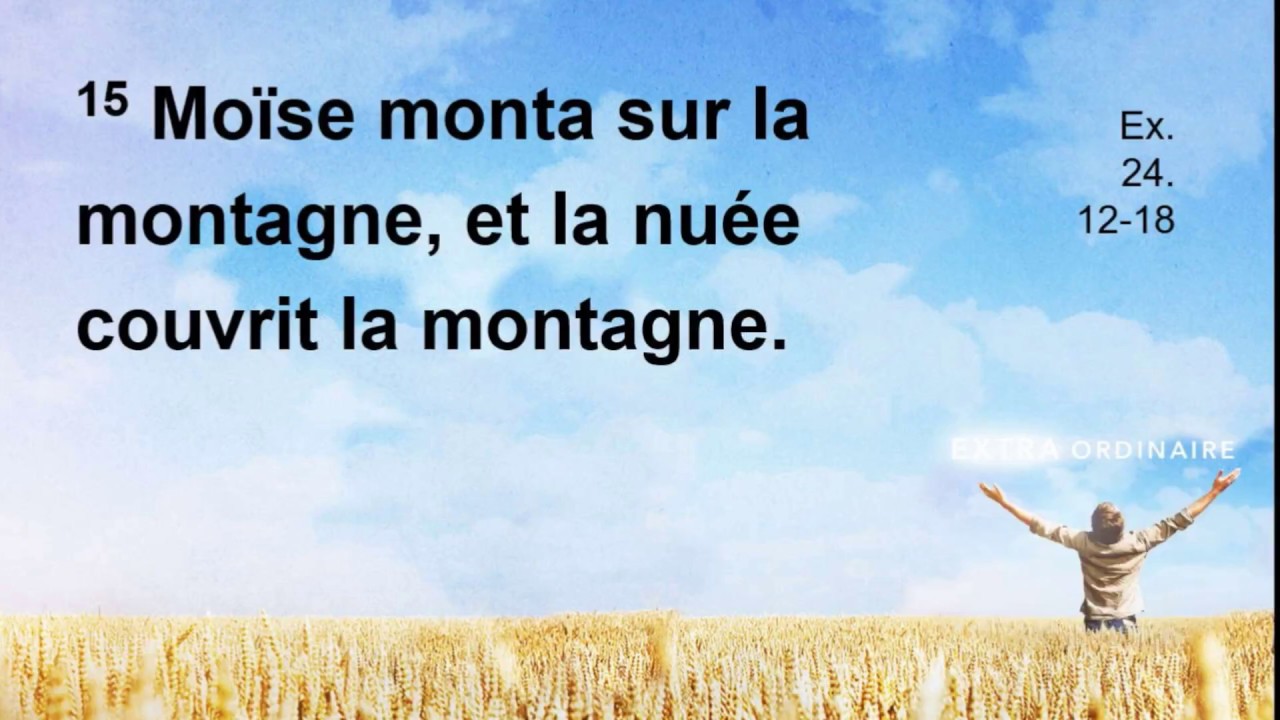 Extraordinaire    Fais moi voir ta Gloire