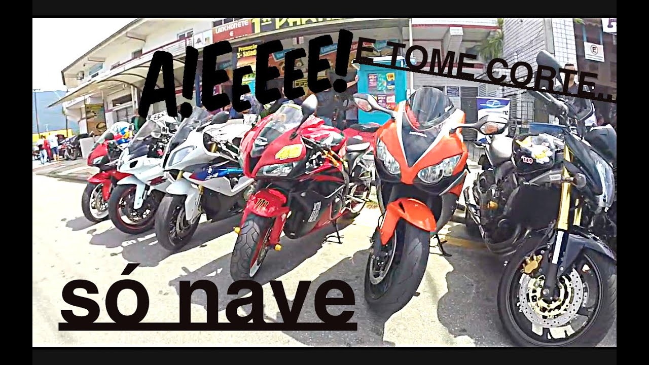 ATA-GSR750 varias motos esportivas tirando de giro #e tome corte...