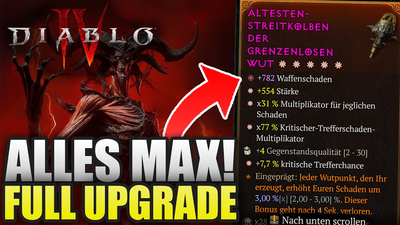 SO maxst du JEDES Item in Diablo 4 (alle Upgrades erkl&auml;rt!)