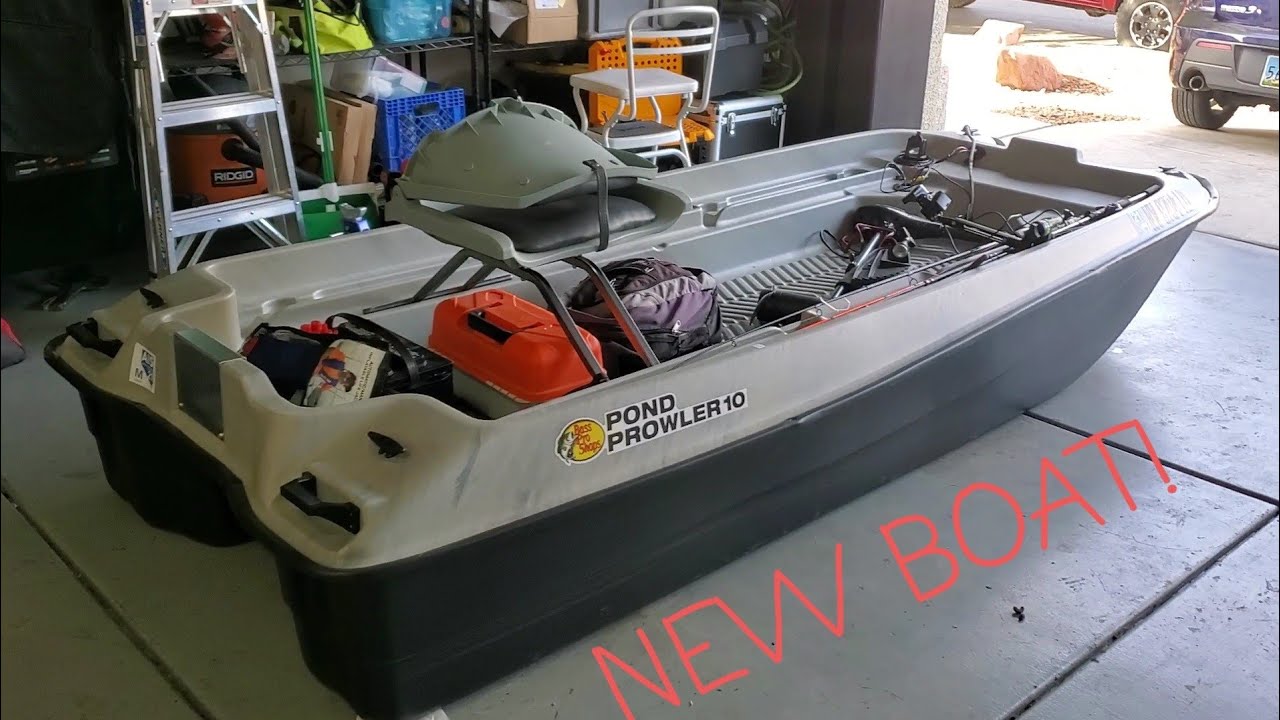 New Boat! bass pro pond prowler 10 (review and mods list)