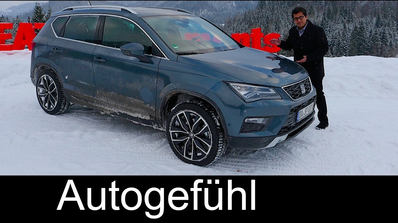 Seat Ateca AWD road & snow offroad test REVIEW - Autogefühl
