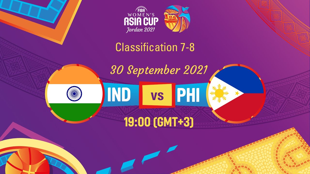 India v Philippines | Full Game | FIBA Women's Asia Cup 2021 - Division A