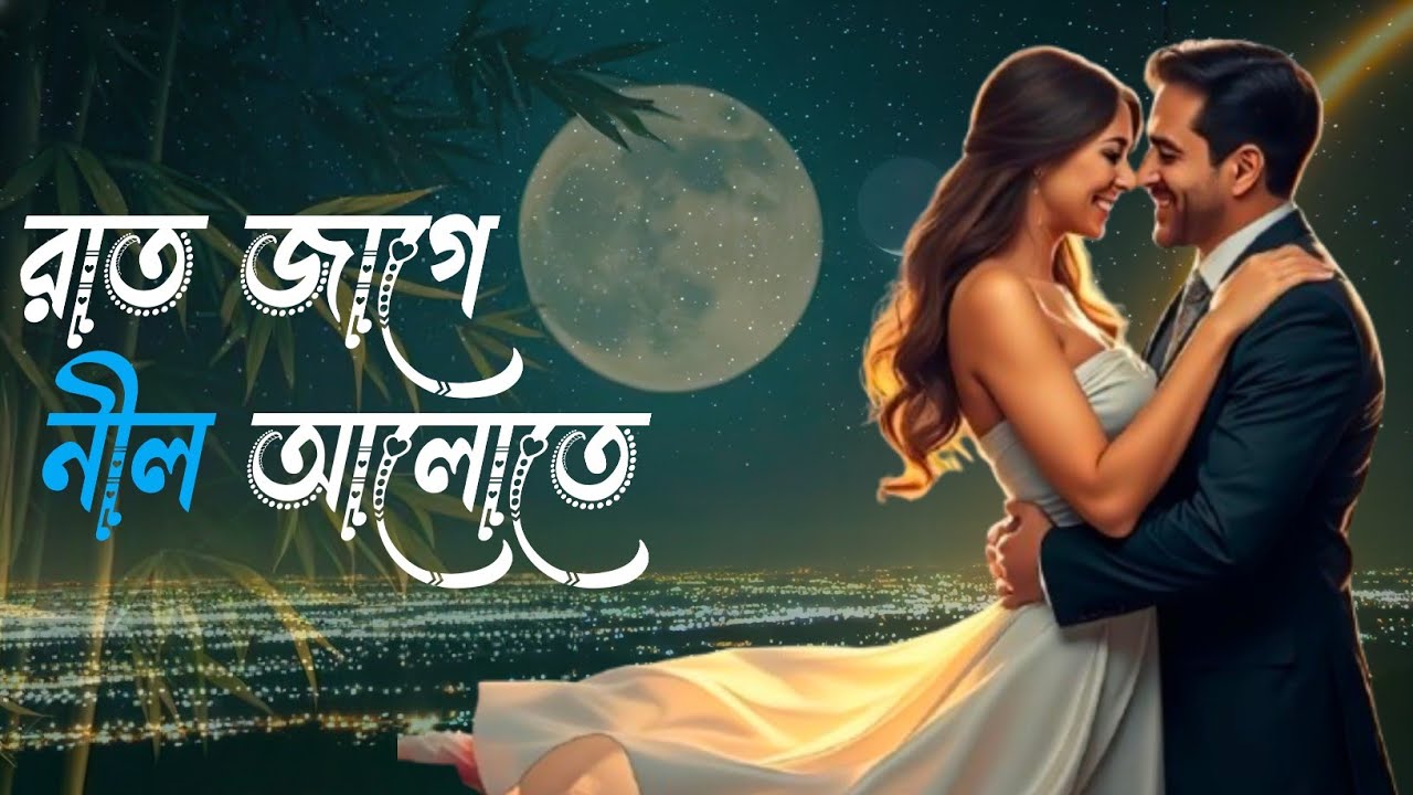 রাত জাগে নীল আলোতে । Rat Jage Neel Alote । (Official Music) Fz Music 🎶