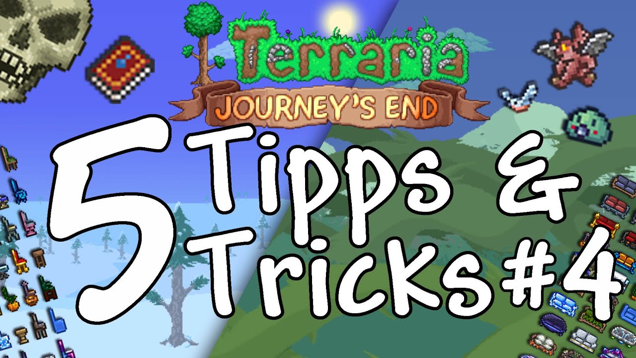 5 Tipps und Tricks für Terraria #4 | Biome und Fallen scouten, Schaden erhöhen uvm. | Terraria Guide