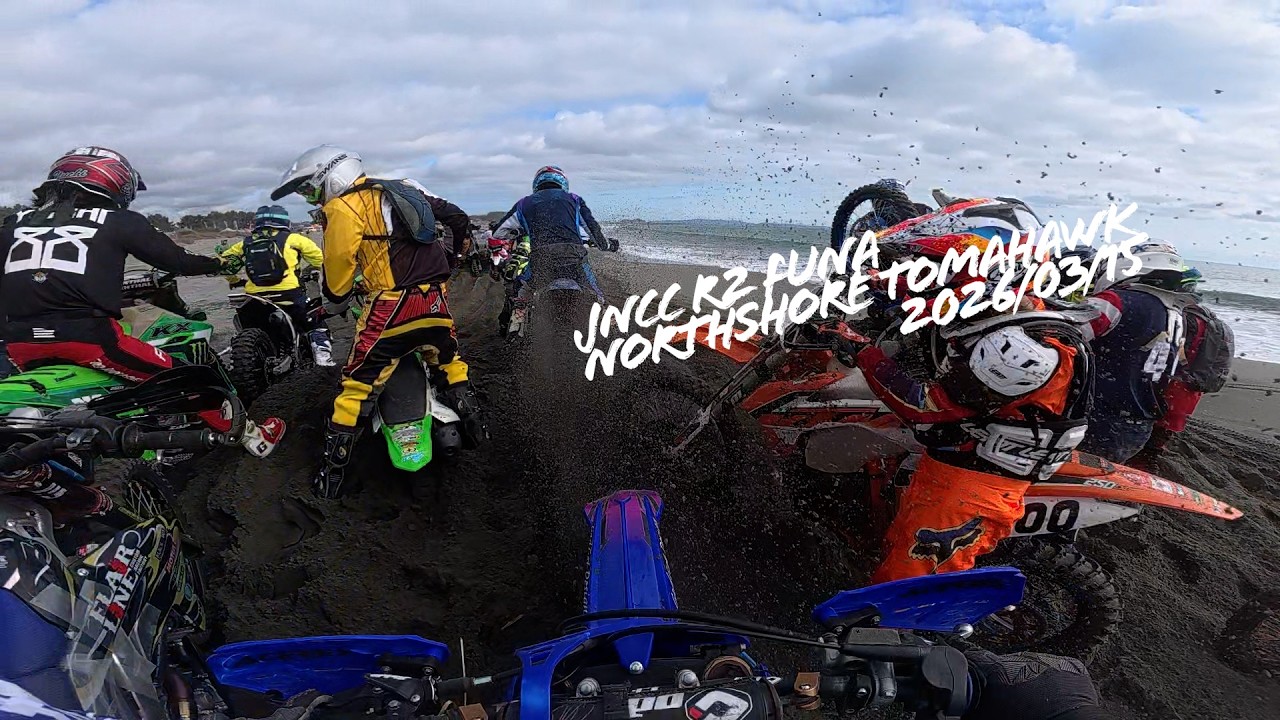 【JNCC】2026/03/15 R2 ノースショアトマホーク徳島 FUNA | YZ125 【クラス13位総合27位】