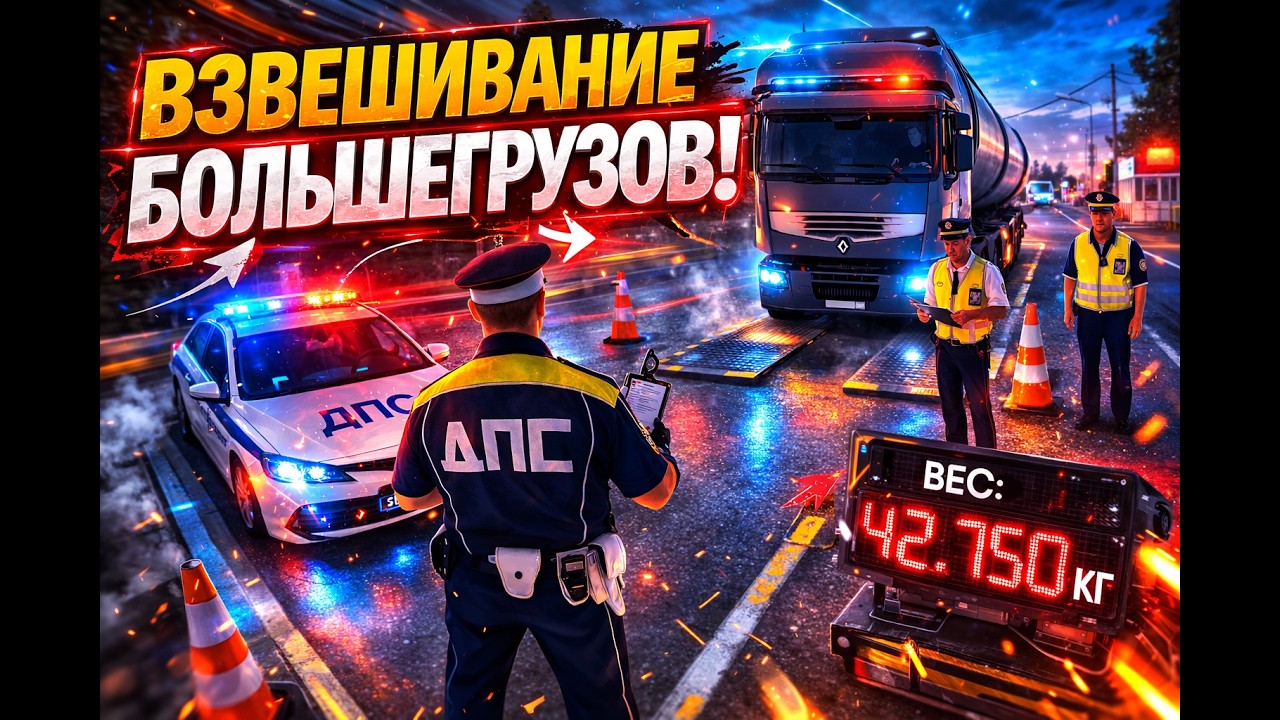 ПОЙМАЛИ ФУРУ С ПЕРЕГРУЗОМ НА ВЪЕЗДЕ! [GreenTech Rp][CRMP]