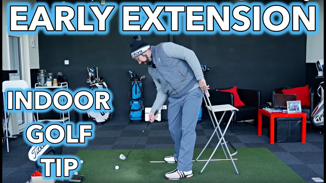 Indoor Golf Drill - Stop Early Extension