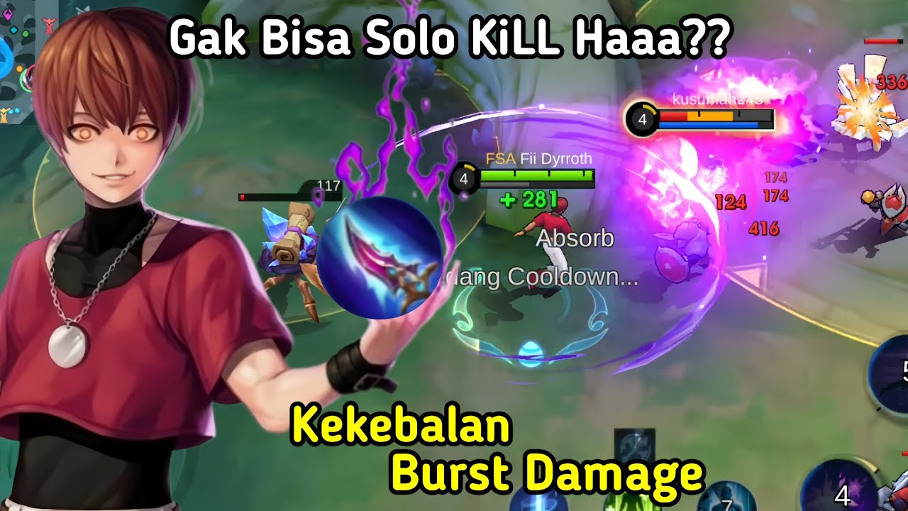 Damage Sakit Barbar Terus!! Build Dyrroth Tersakit - Build Top 1 Global Dyrroth ~ MLBB