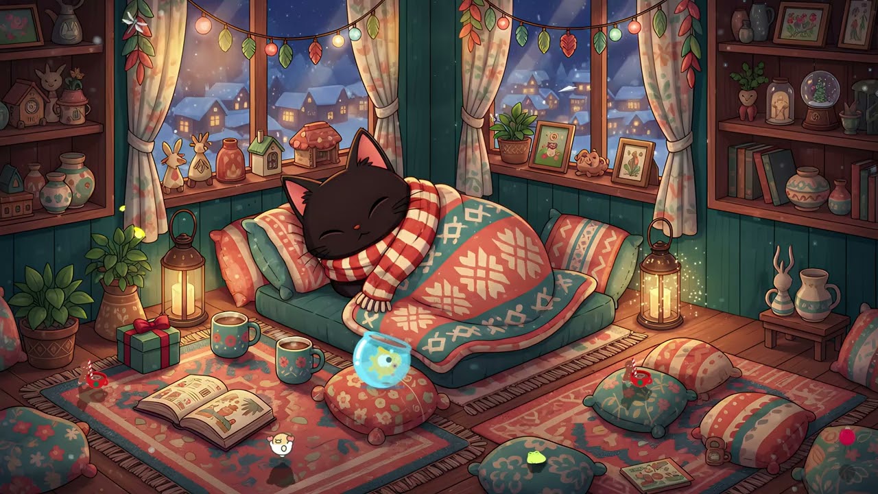 Cozy Milo Cat Dreams 🐾 Lofi Hip Hop Mix 🌙 for Relaxing & Deep Sleep