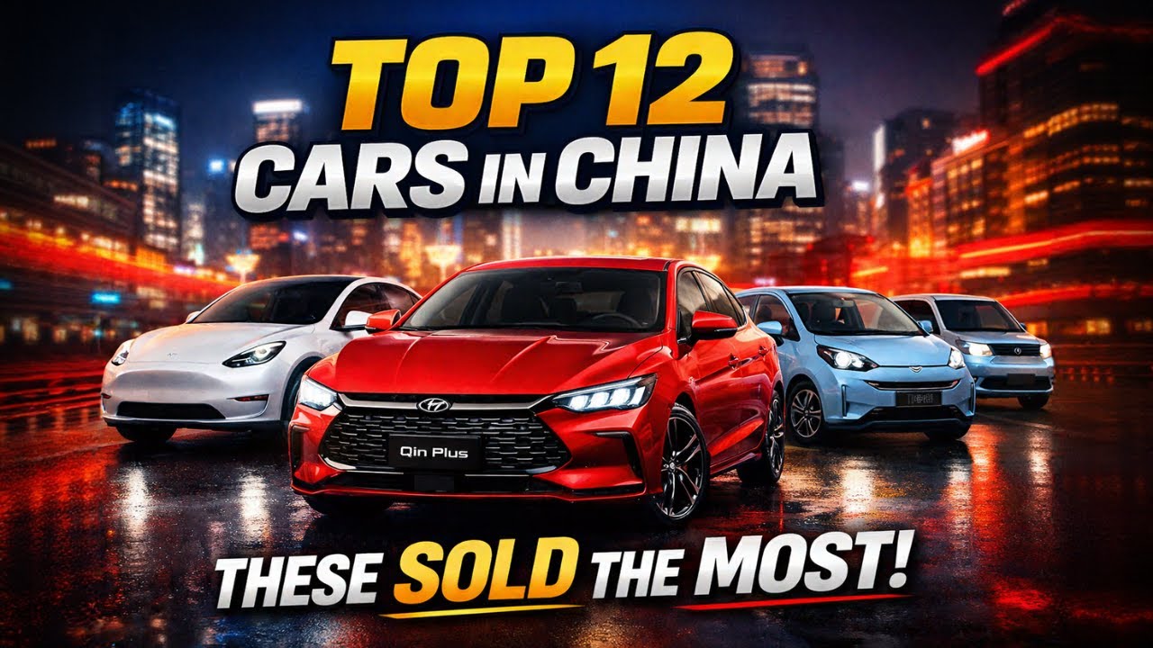 Top 12 Best Selling Cars in China (REAL DATA)