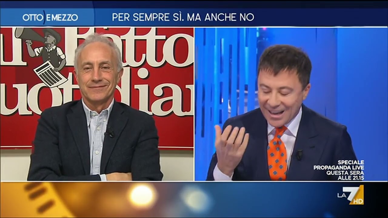 OTTO E MEZZO la7 - puntata 23 marzo 2026