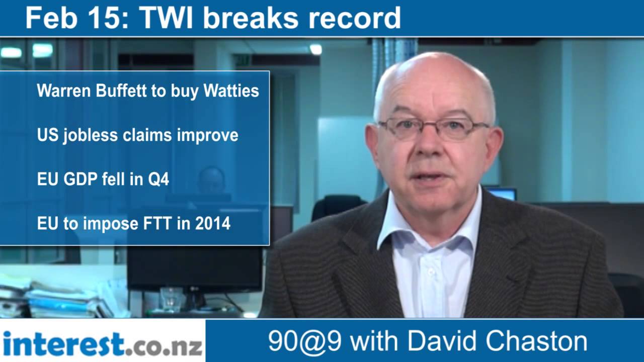 90 seconds at 9 am:TWI breaks record (news with David Chaston)