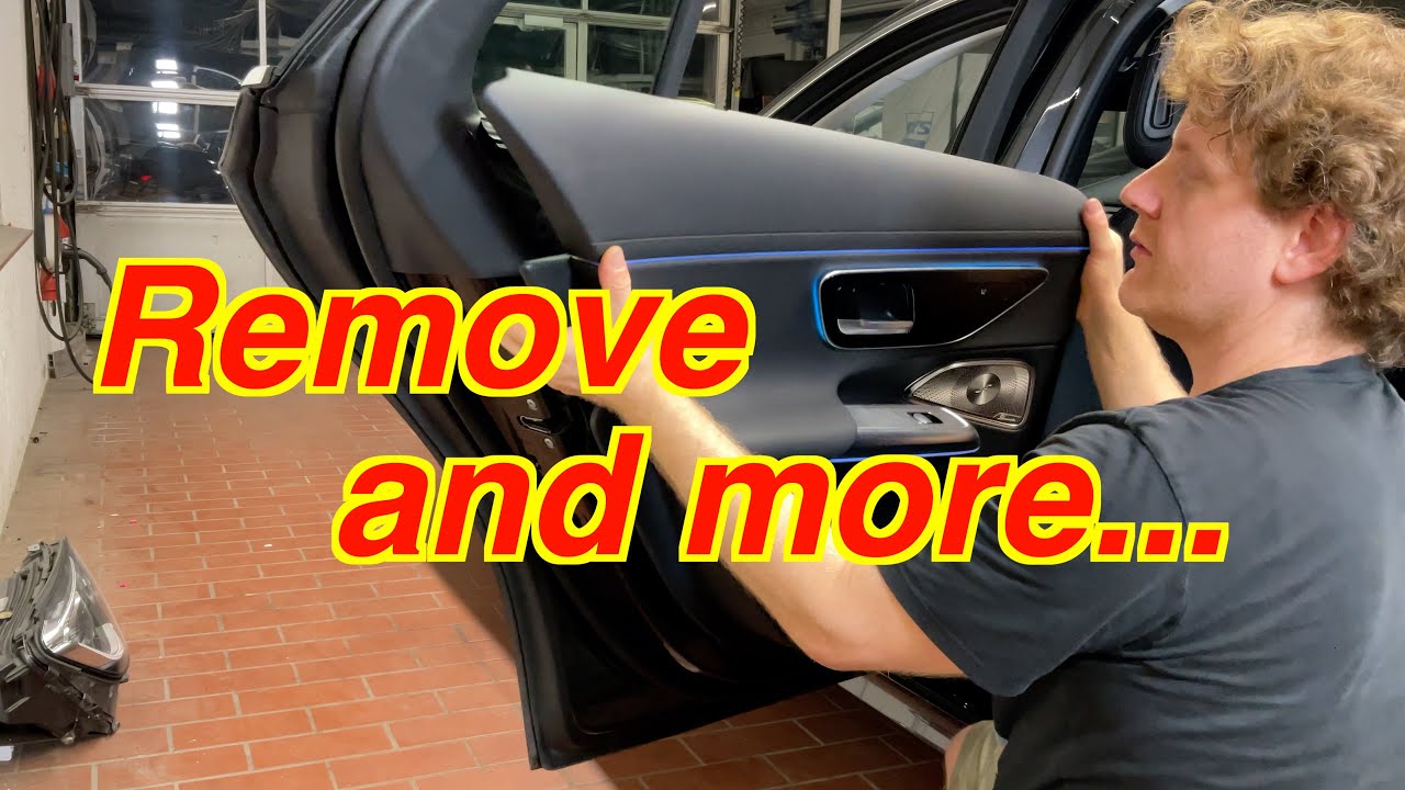 Tür - Verkleidung hinten abbauen an E Klasse ( 214 ) #diy