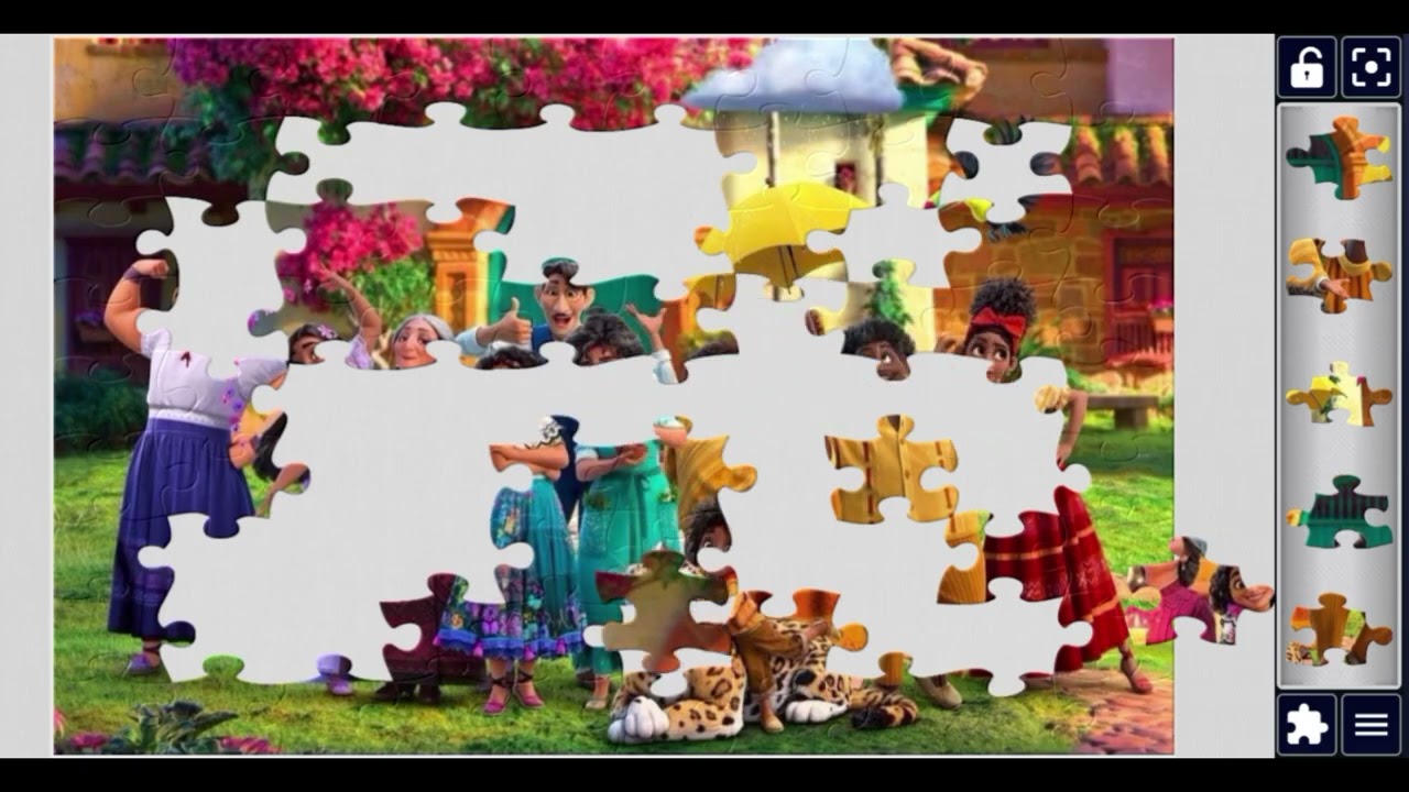 Encanto family celebration😍//#beautiful gaming puzzle 🧩 @jigsawworld1122