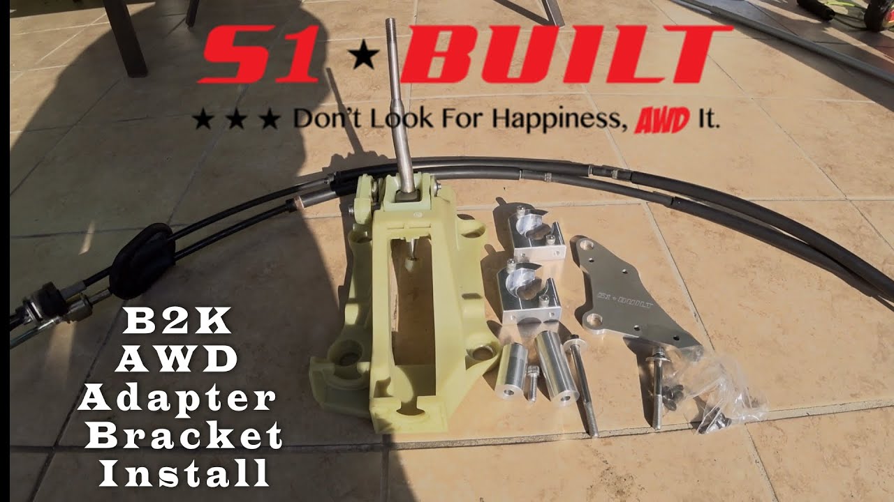 S1 Built B2K Shifter Adapter.  AWD CB7 Accord k series shifter Install CB7.