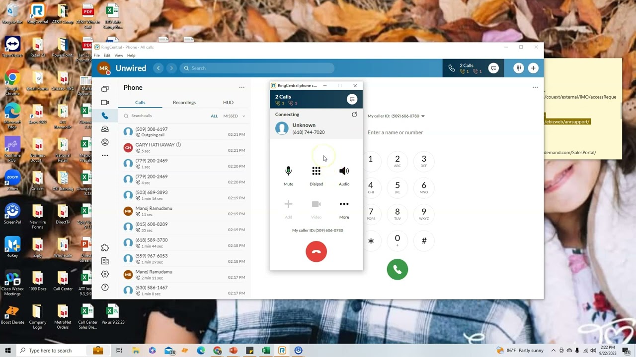 Ring Central 3 Way Calling