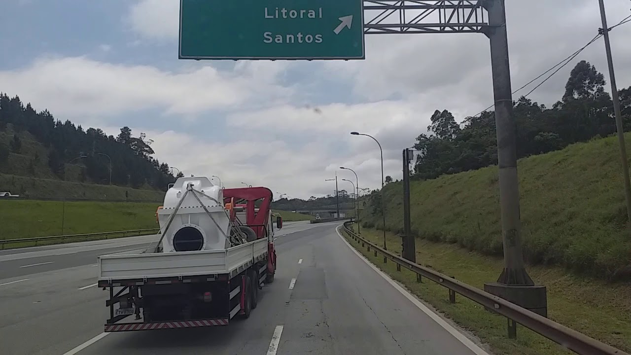 Saindo do rodoanel para Anchieta sentido litoral.