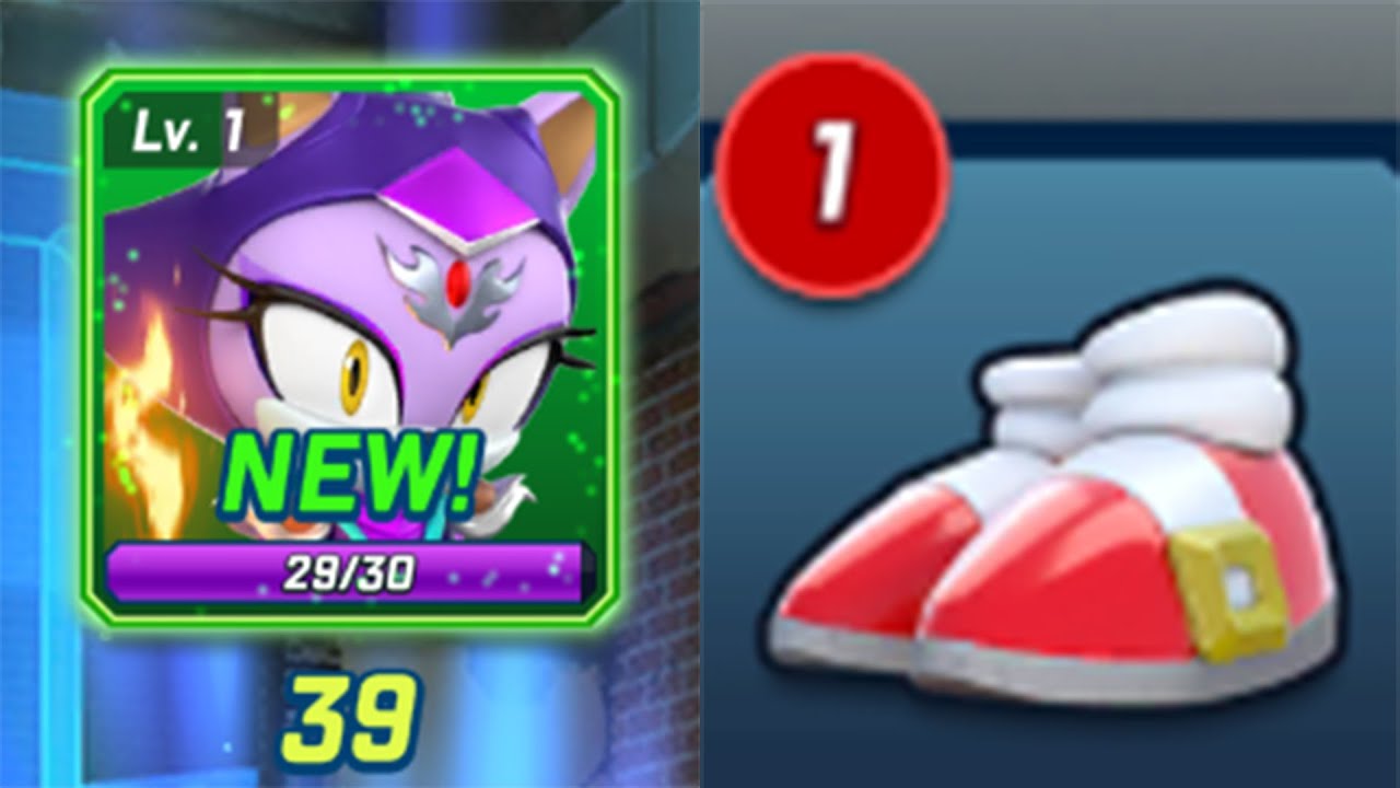 Sonic Forces Speed Battle - Pyromancer Blaze New Runner Unlocked Huge Drop All 108 Runners Unlocked