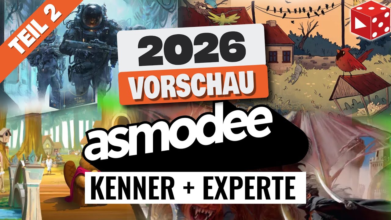 Asmodee Neuheiten 2026 Teil 2: Kenner- und Expertenspiele im Check