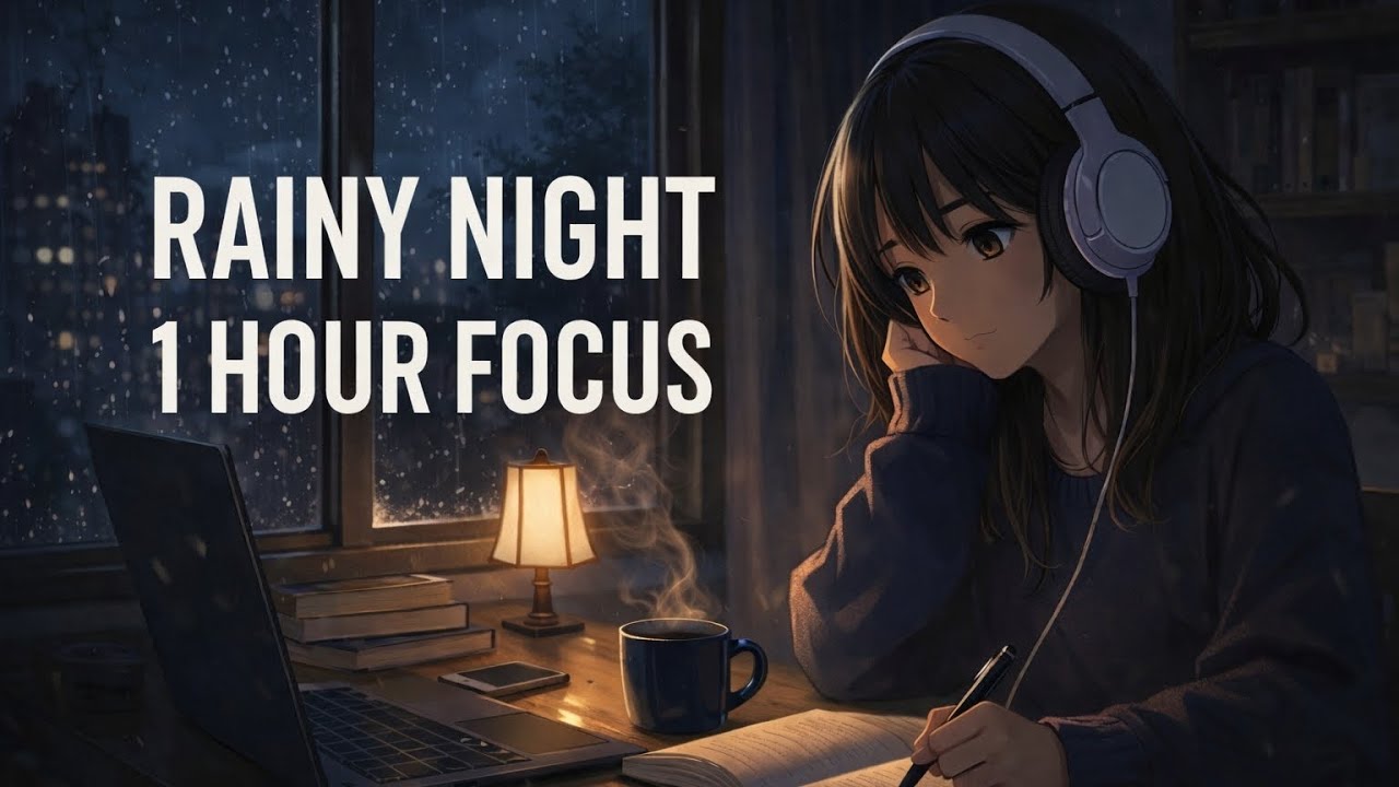 Episode 2 | 🌙 1 Hour Cozy Night Study Session | Focus & Relax with Anime Ambience