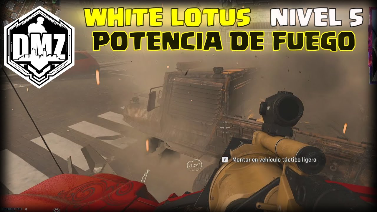 POTENCIA DE FUEGO ➡️ MISION DMZ WHITE LOTUS NIVEL 5 🔥 WARZONE TEMPORADA 4 🔥