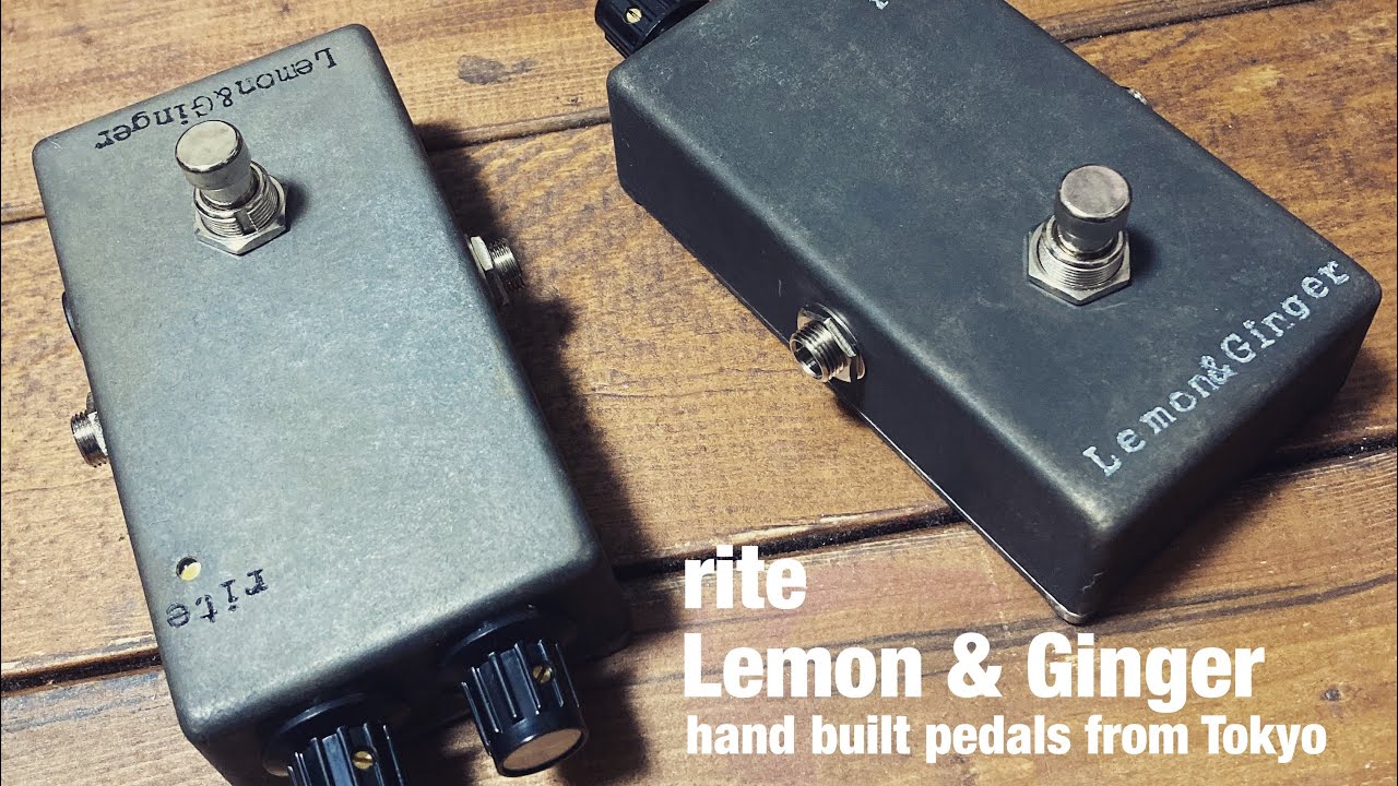 Lemon & Ginger rite Ge Fuzzrite clone pedal