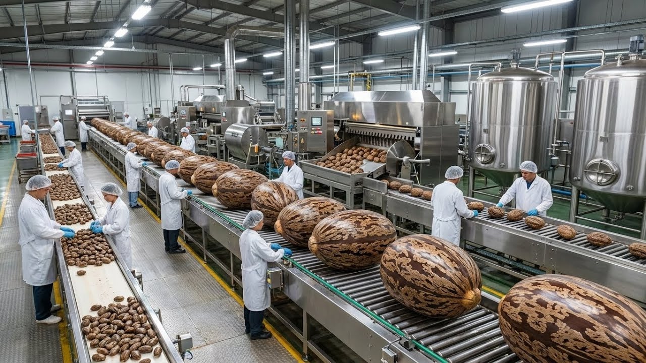 Inside a Modern Castor Oil Factory: From Castor Seeds to Industrial-Grade Oil (Full Process)