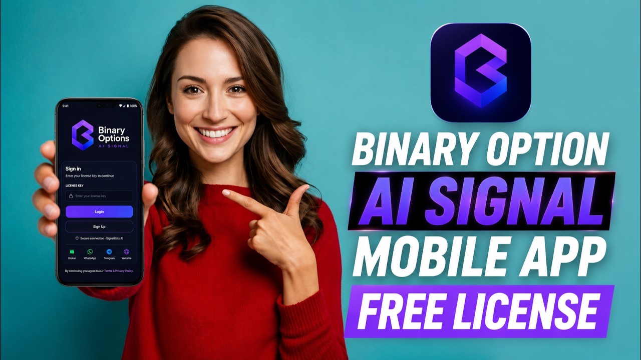 Binary Option AI Signal Mobile APP Free License From Signalbots.AI