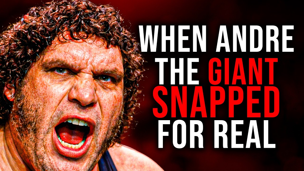 When Andre The Giant Lost It - 5 Real Moments WWE Couldn’t Control!