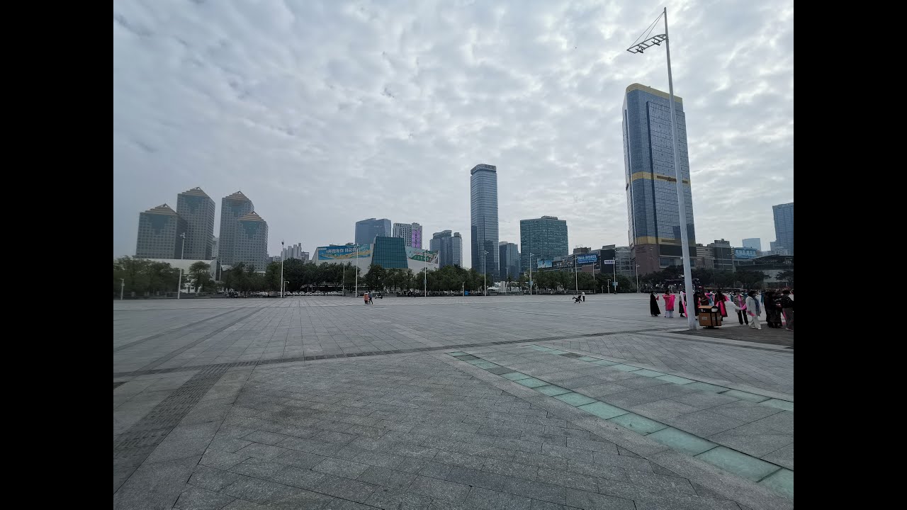 【4K】廣州漫步，天河体育中心从专业体育场馆群华丽转身全民健身中心【Walk in GuangZhou】