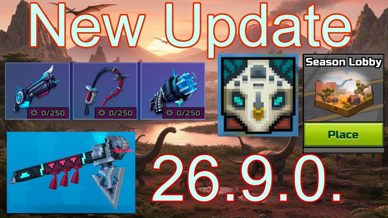 New 26.9.0./Prehistoric & Wild West Update | Pixel Gun 3D