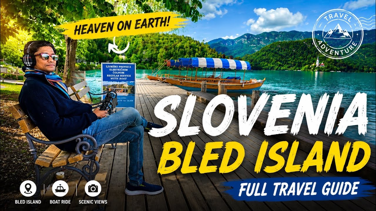 Lake Bled Island | 4K HDR| Slovenia Travel Guide 2023.