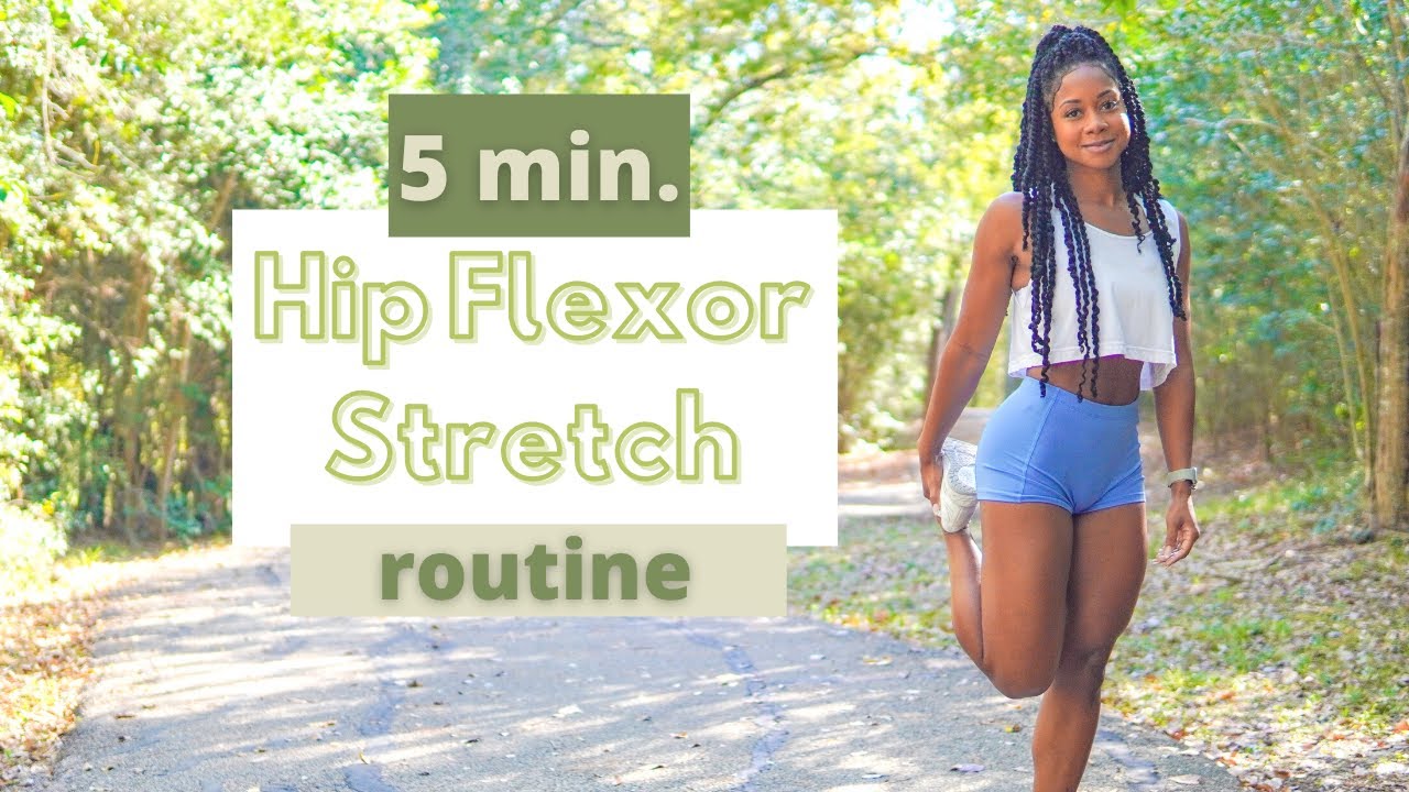 5 min. Standing Hip Flexor Stretch Routine + Hitting 10k Steps with Pikmin Bloom!
