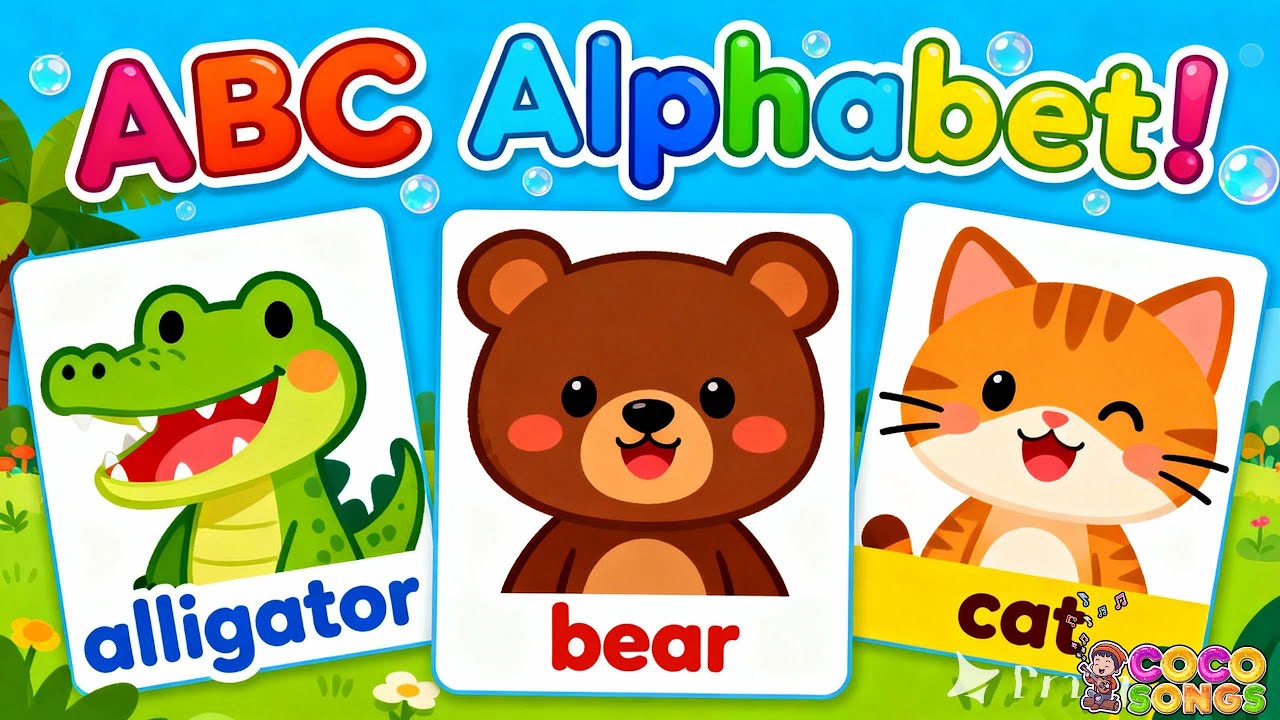 Educational Baby Video | Kids Songs Toddler Learning Video| ABC Alphabet A to Z | CoCo Songs Cartoon